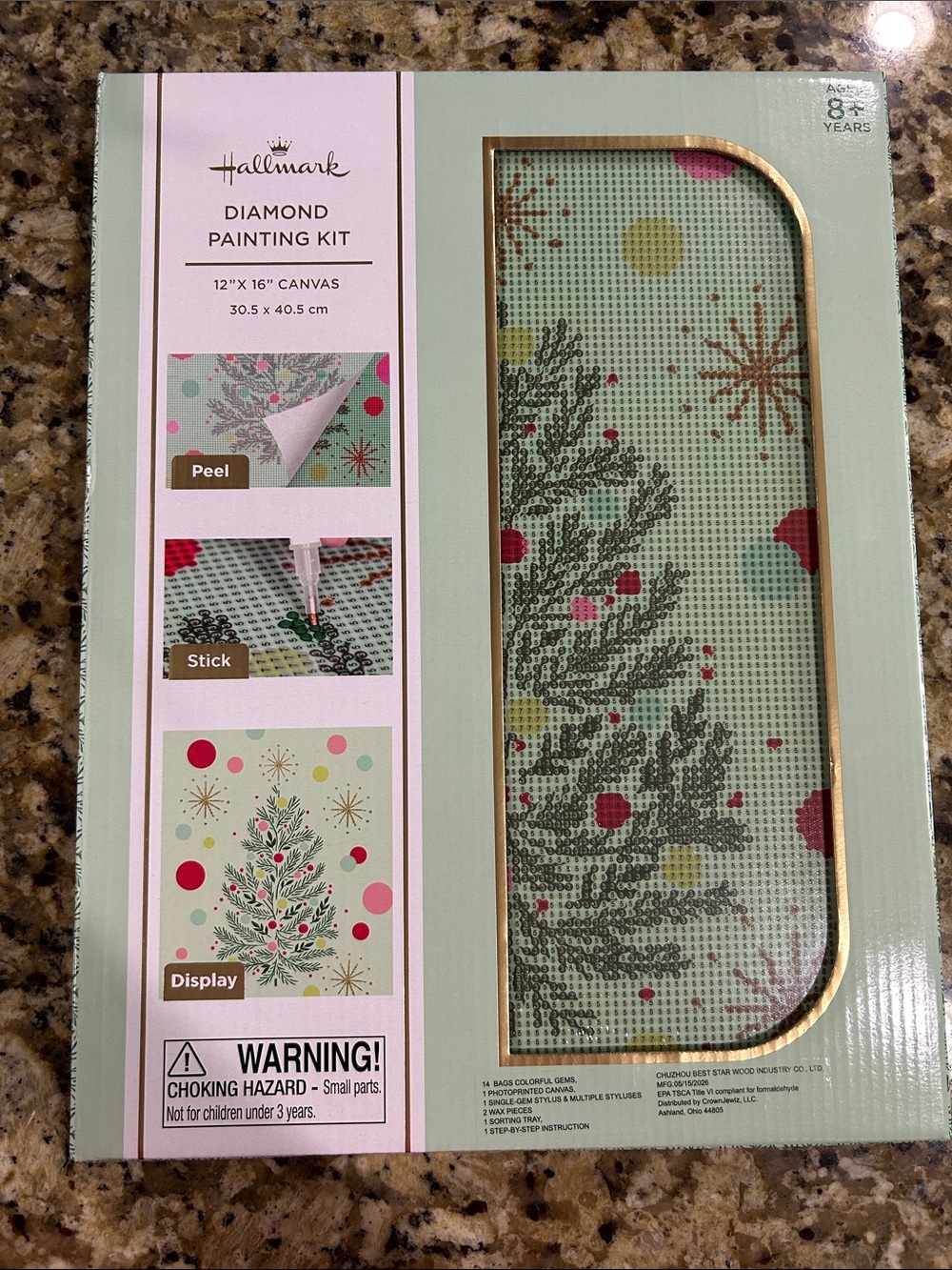 Hallmark Christmas Tree Holiday Diamond Painting Kit